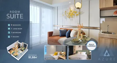2BR Suite Full Furnish! Klaska Residence Surabaya – Hunian Modern, Lengkap & Praktis 