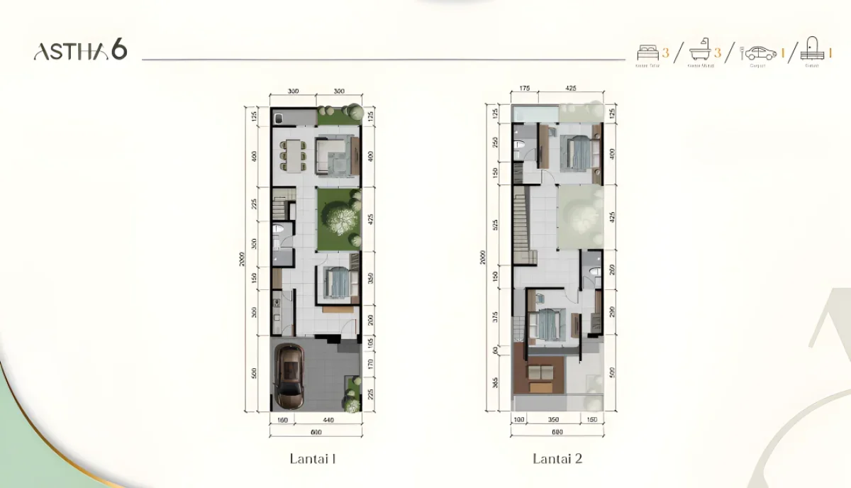 Astha 6 – Rumah Impian Keluarga Muda - Kawasan Asri Prambanan Residence - Surabaya Barat - Galeri 2