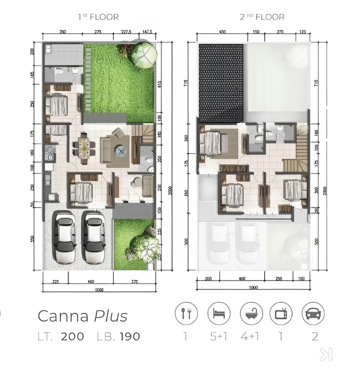 Canna Plus Buona Vista – Pilihan Rumah Modern & Eksklusif - Surabaya Barat - Galeri 2