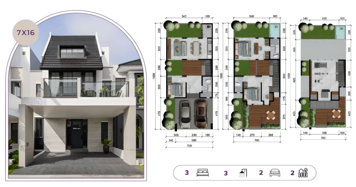Citraland Driyorejo: Bianca 2 Lantai Plus Attic | Rumah Idaman Keluarga - Lokasi Strategis - Galeri 2