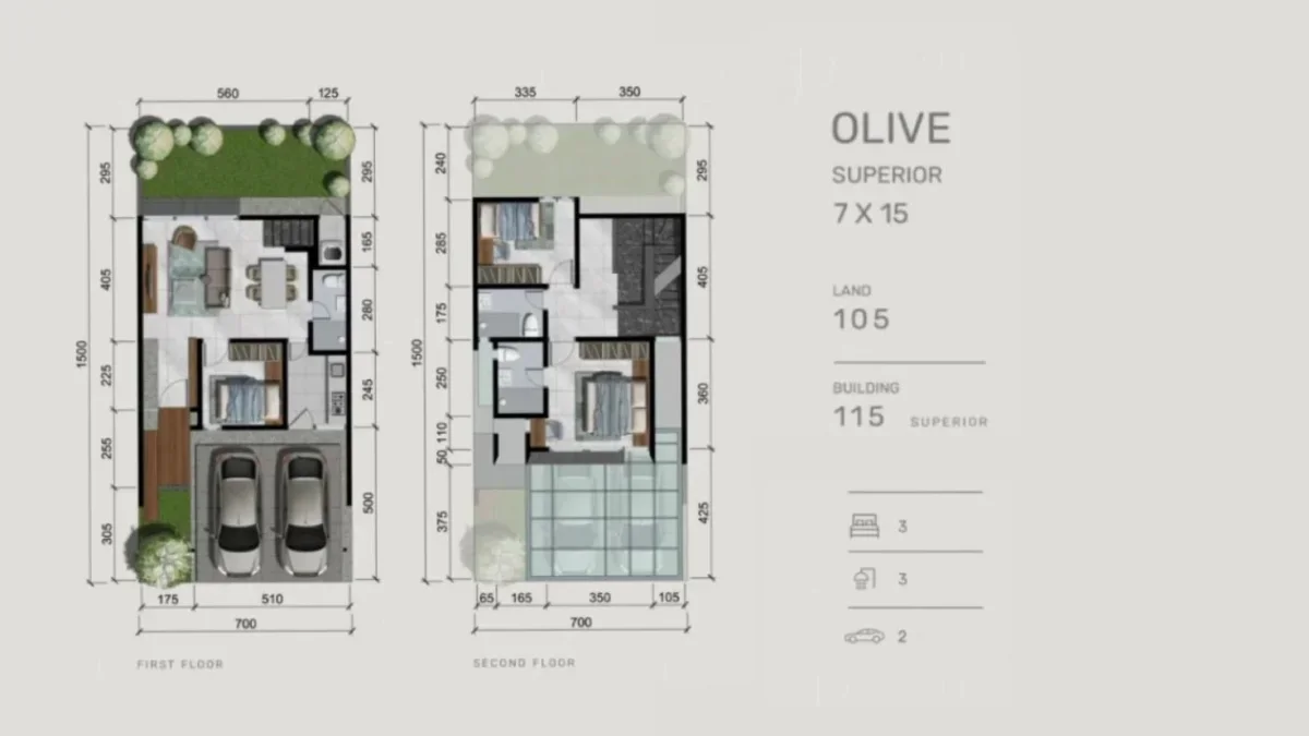 Cluster Modern Dempsey Hill Olive Superior-  Surabaya CitraLand - Galeri 2