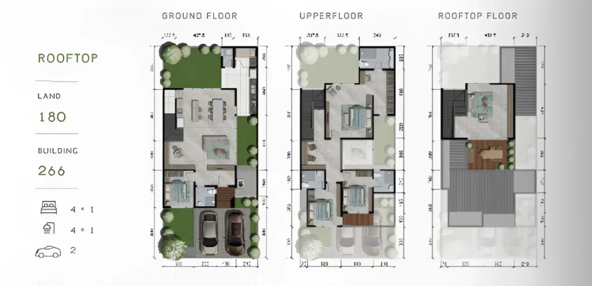 Daisy Stonegate Park + Rooftop  - Hunian Premium CitraLand Surabaya - Galeri 2