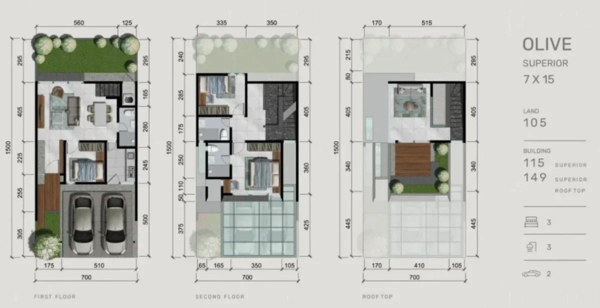 Dempsey Hill – Olive Superior with Rooftop - Surabaya CitraLand - Galeri 2