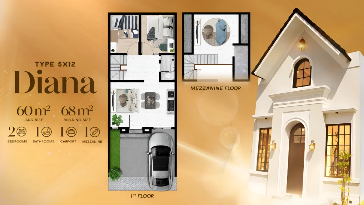 Eksklusif Mansion Nine: Tipe Diana - Hunian Premium di Surabaya Barat  - Galeri 2