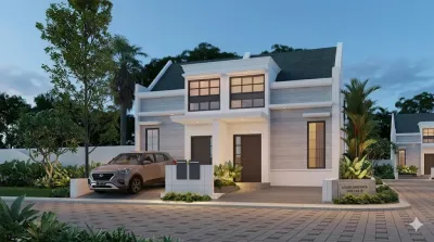 Elegant Minimalist House! Tipe Rafflesia 1 Lantai – Taman Jivva Kemlaten Surabaya -  Dekat Unesa Surabya