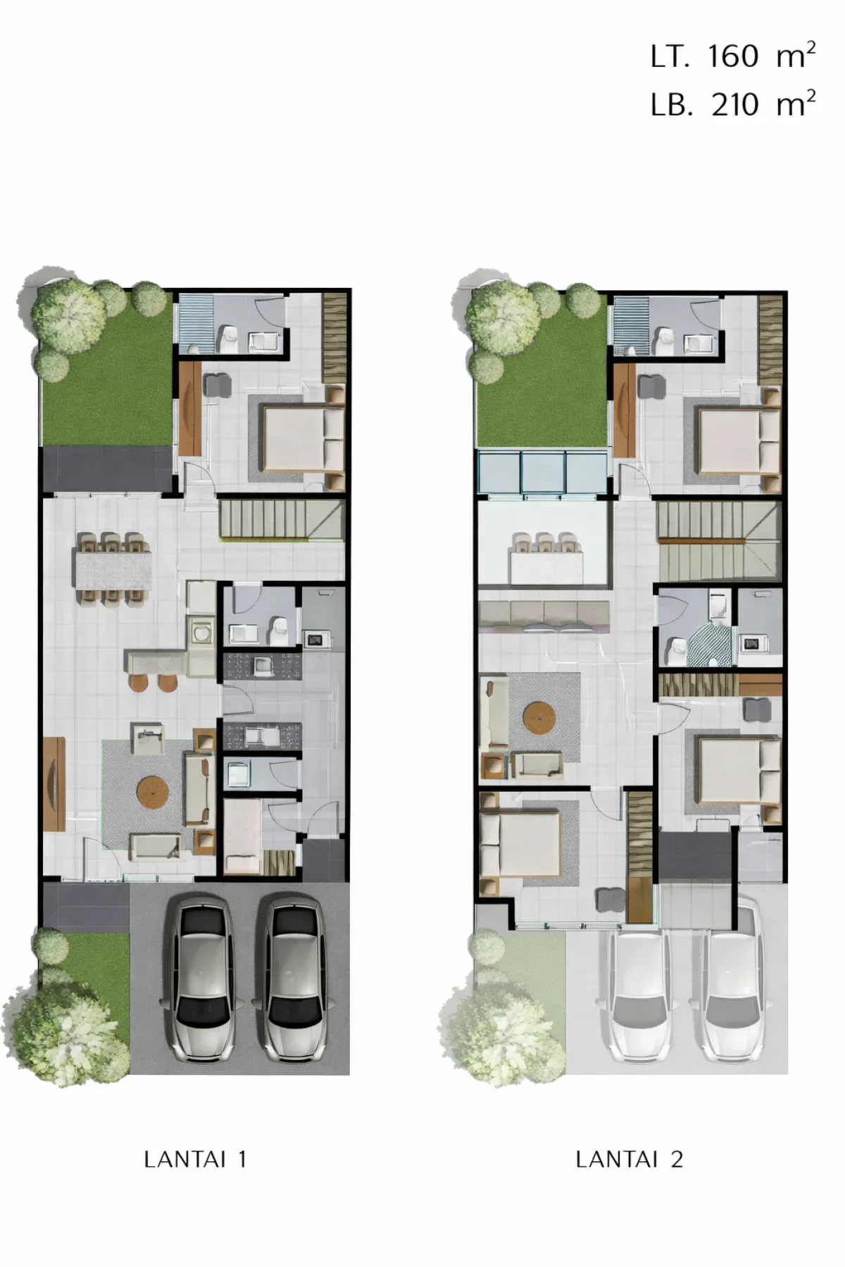 Graha Natura - Cluster Lily Tipe Idelia Deluxe – Rumah Tropical & Siap Huni - Surabaya Barat area Lontar - Galeri 2