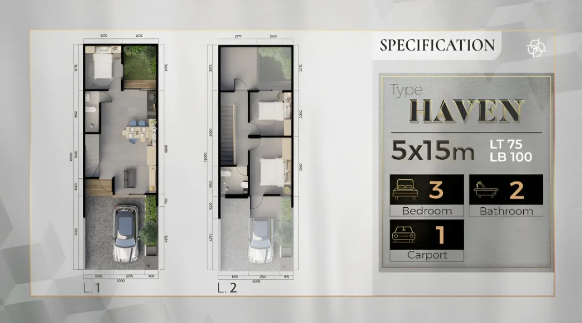 Haven 2 Lantai Central Park MERR Phase 4 – Hunian Modern & Strategis! - Surabaya - Galeri 2