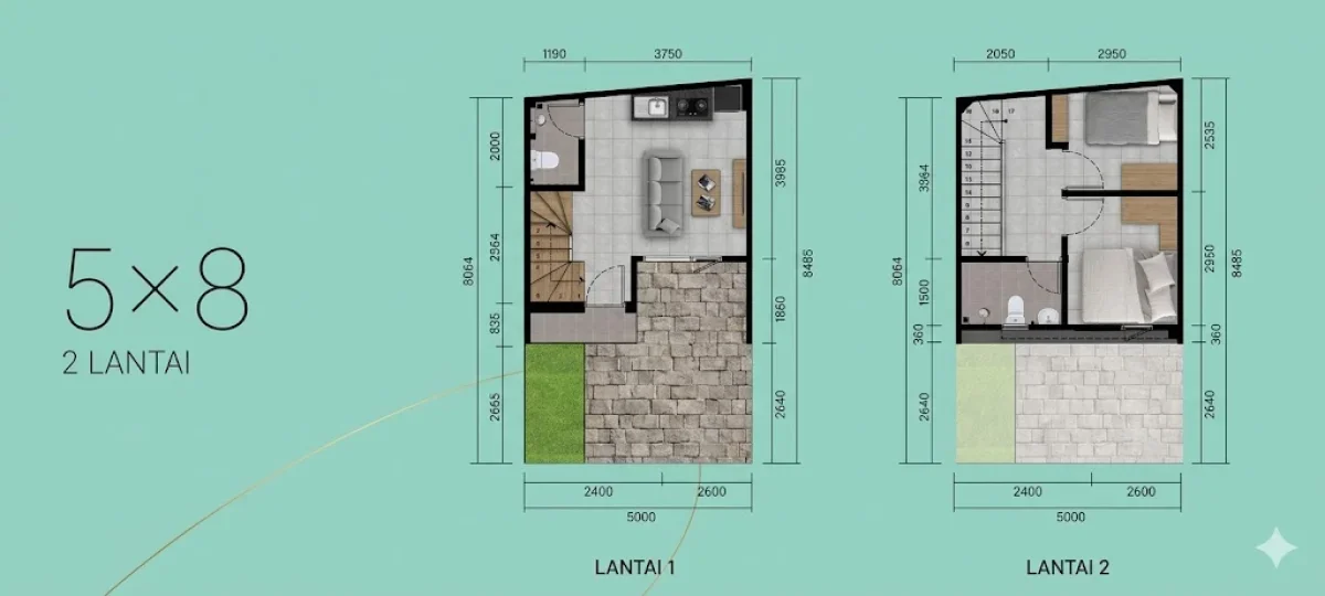 Hunian Asri Eastern Spring 5x8 Surabaya, Cocok untuk Keluarga Muda - Surabaya timur - Grand Eastern - Galeri 2