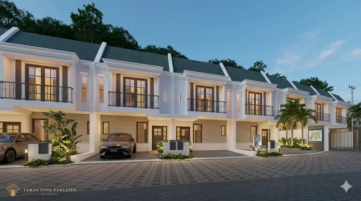 Hunian Modern - Tipe Magnolia LT 72 LB 91 di Taman Jivva Kemlaten Surabaya - Desain Modern & Ruang Optimal