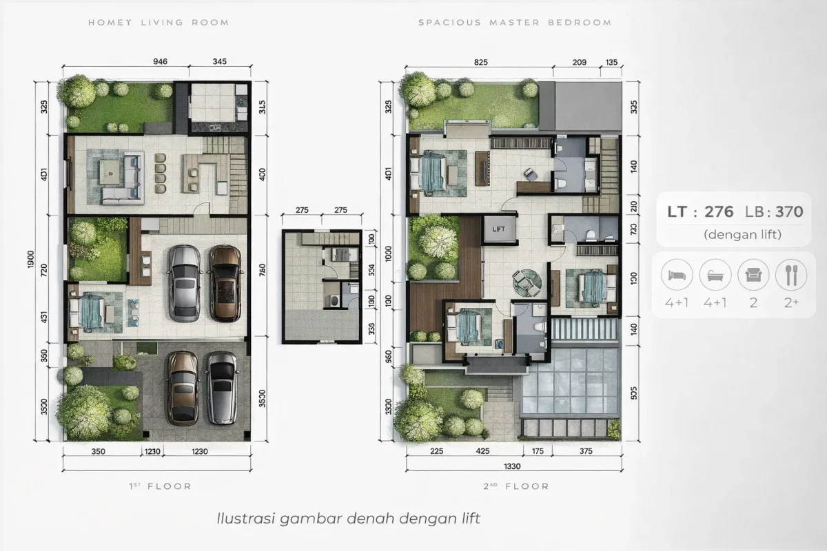 Limited Premium Unit Citraland! Eastwood Tipe Aquamarine with Lift – Hunian Modern & Eksklusif - Galeri 2