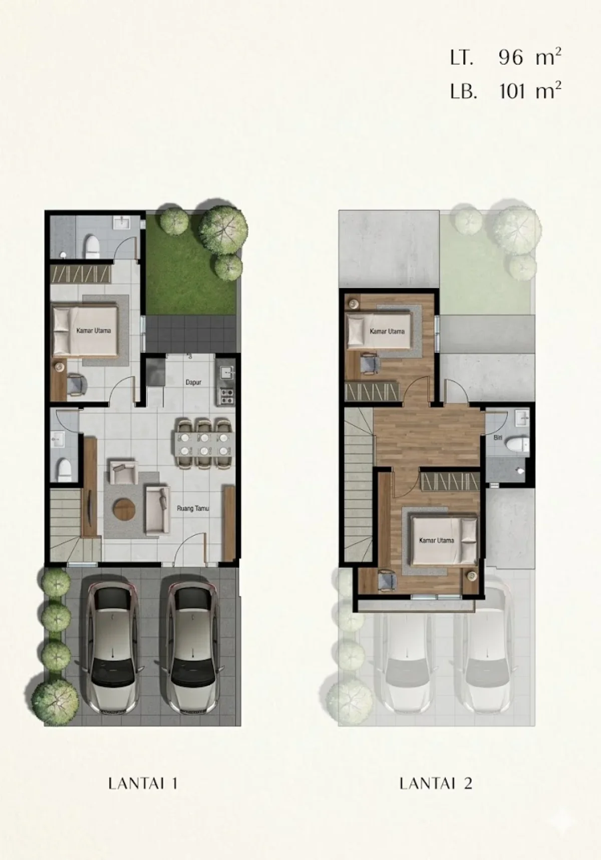 Promo Spesial! Rumah Premium Graha Natura Lily Ivy - Surabaya Barat  - Galeri 2