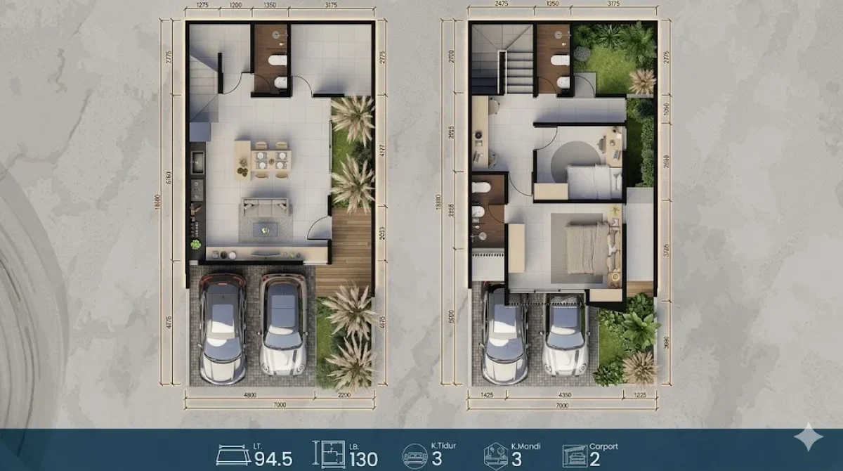 Ready Unit! Central Park MERR  – Hunian Elegan & Fungsional - Phase 5 Tipe Vista - Surabaya Timur - Galeri 2