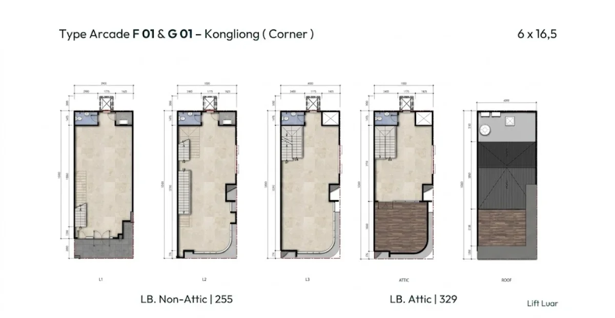 Ruko Premium One Arcade Phase 3 LT 6x16.5 – 3 Lantai Siap Usaha! - Area Komersial Favorit CitraLand Surabaya Barat & Bernilai Tinggi  - Galeri 2