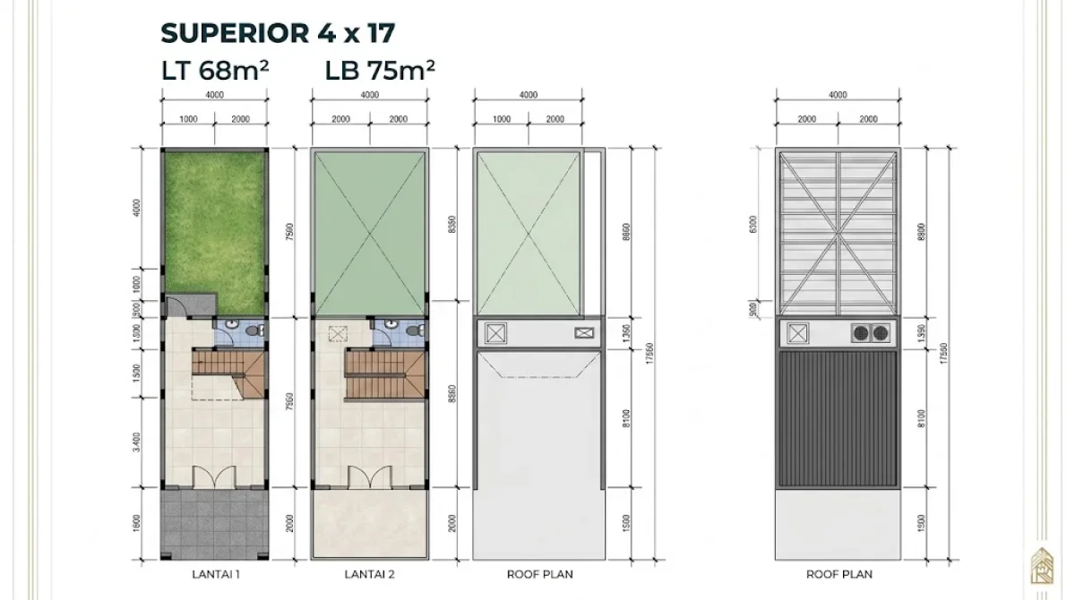 Ruko Strategis LT 68 LB 75 Superior -  Kawasan Komersial CitraLand City Kedamean - K-Walk Avenue - Galeri 2