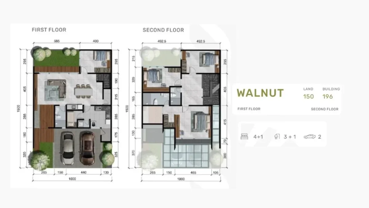 Rumah Eksklusif Tipe Walnut di Dempsey Hill Surabaya Barat - dekat Gwalk - Galeri 2