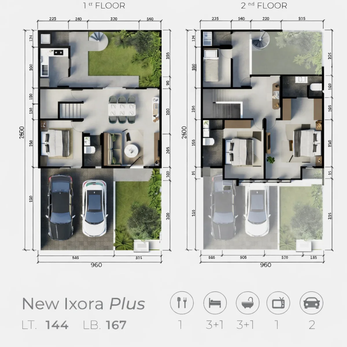 Rumah Luas & Elegan Buona Vista CitraLand – New Ixora Plus 3+1 Kamar - Galeri 2
