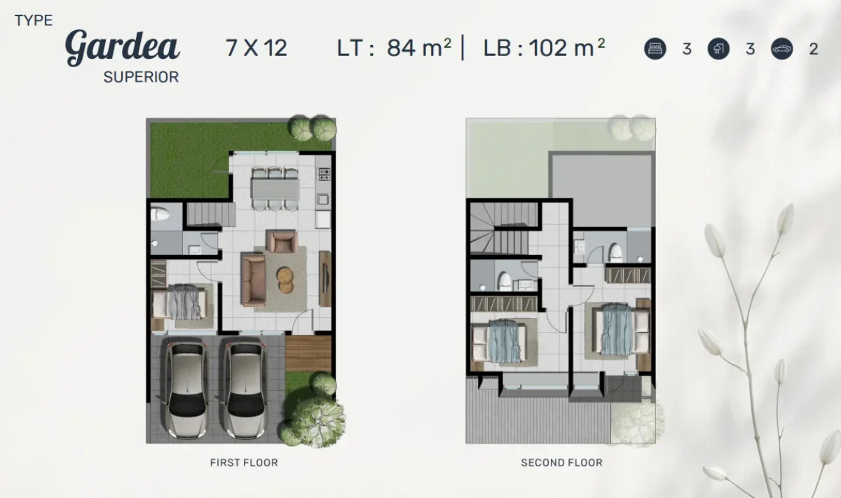 New Cluster Northwest Garden tipe Gardea Superior Surabaya - Unit Favorit! - Galeri 2