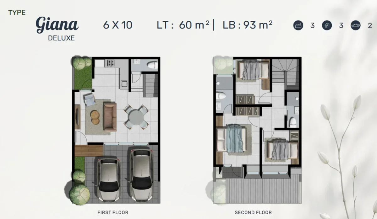 Unit Premium Northwest Garden tipe Giana Deluxe Surabaya Barat CitraLand - Galeri 2
