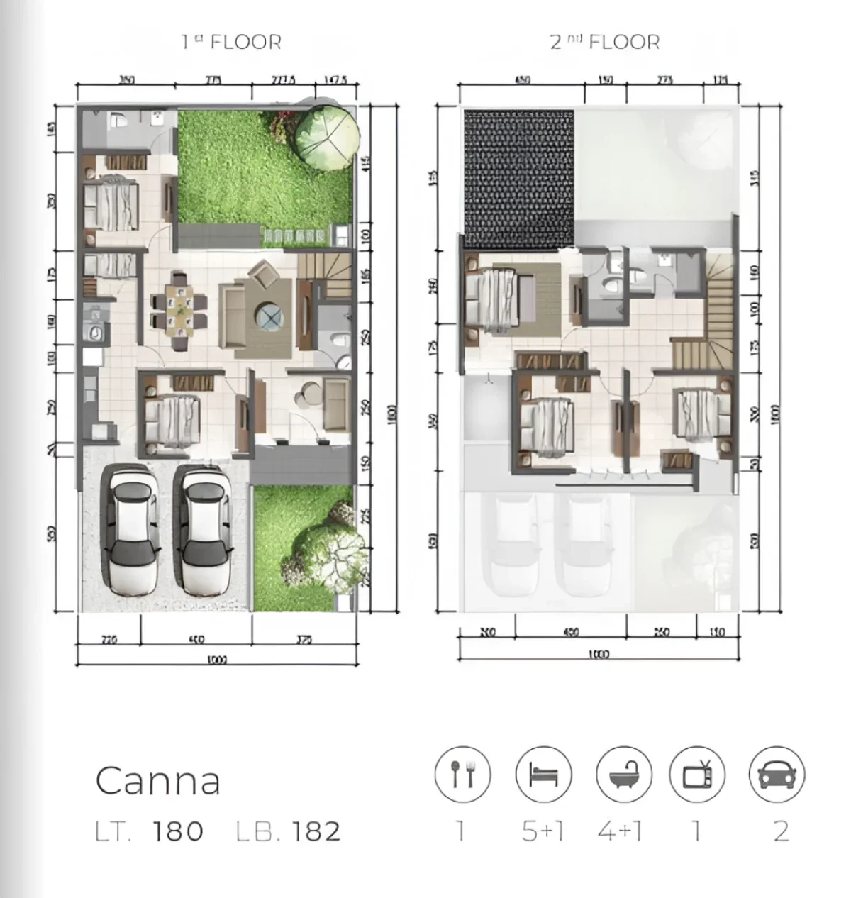 Rumah New Buona Vista Tipe Canna - Kawasan Strategis Surabaya Barat CitraLand - Galeri 2