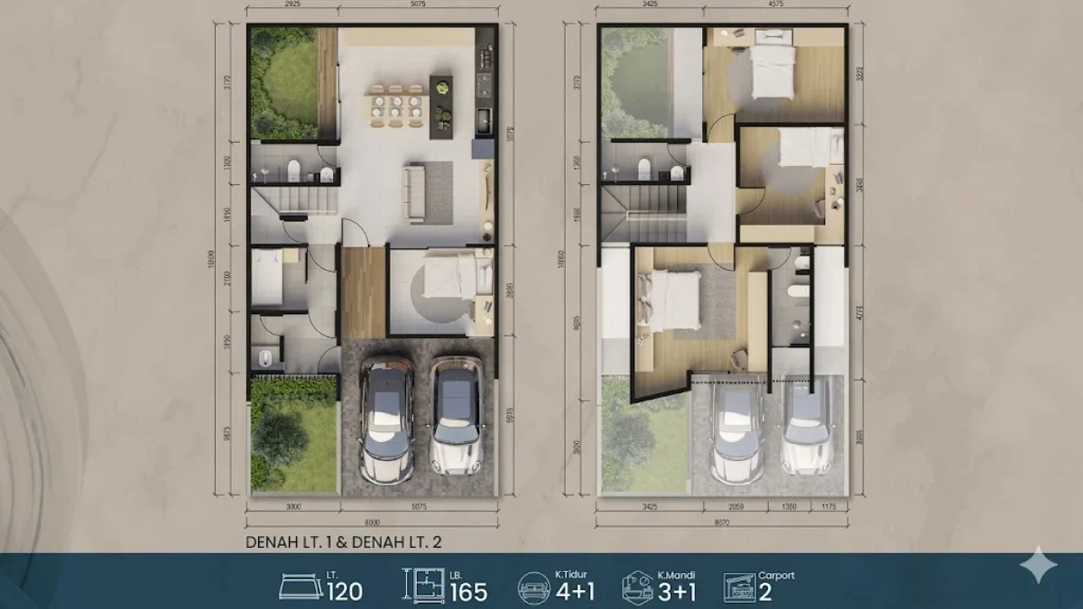 Rumah Premium 2 Lantai Luas Tipe Grande Phase 5– Central Park MERR,Surabaya - Dekat Kampus Unair & Pusat Kota  - Galeri 2