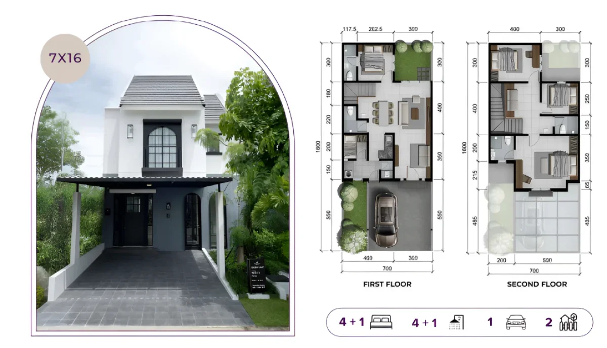 Rumah Strategis CitraLand Driyorejo Tipe Bruce – Lingkungan Asri & Eksklusif  - Galeri 2