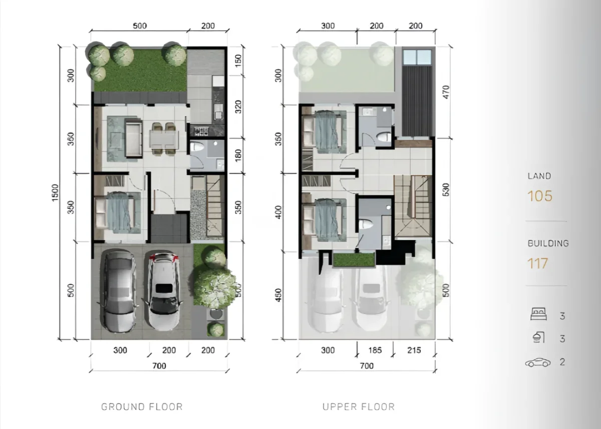 Tipe Dempsey District 9: Rumah Nyaman & Stylish Surabaya Barat CitraLand - Galeri 2