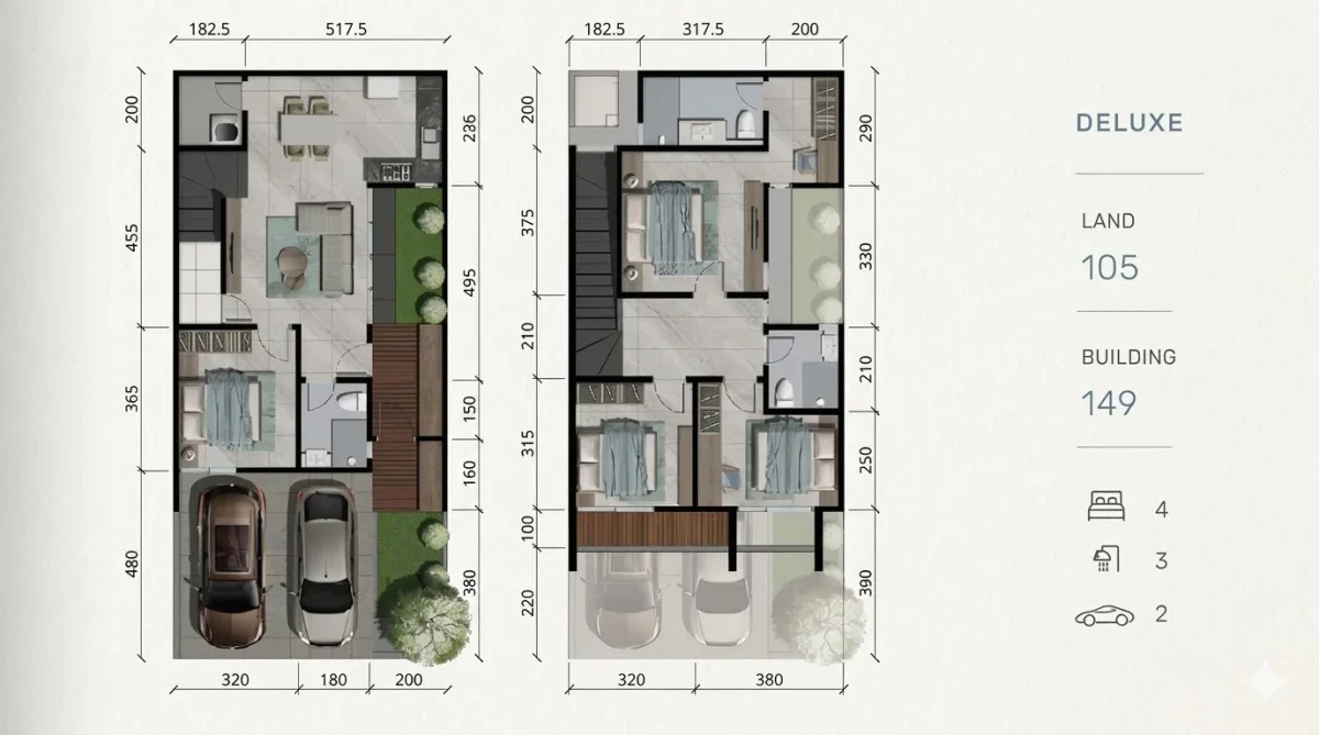 Unit Premium Oakwood Park Viola Deluxe – Surabaya CitraLand - Siap Huni - Galeri 2