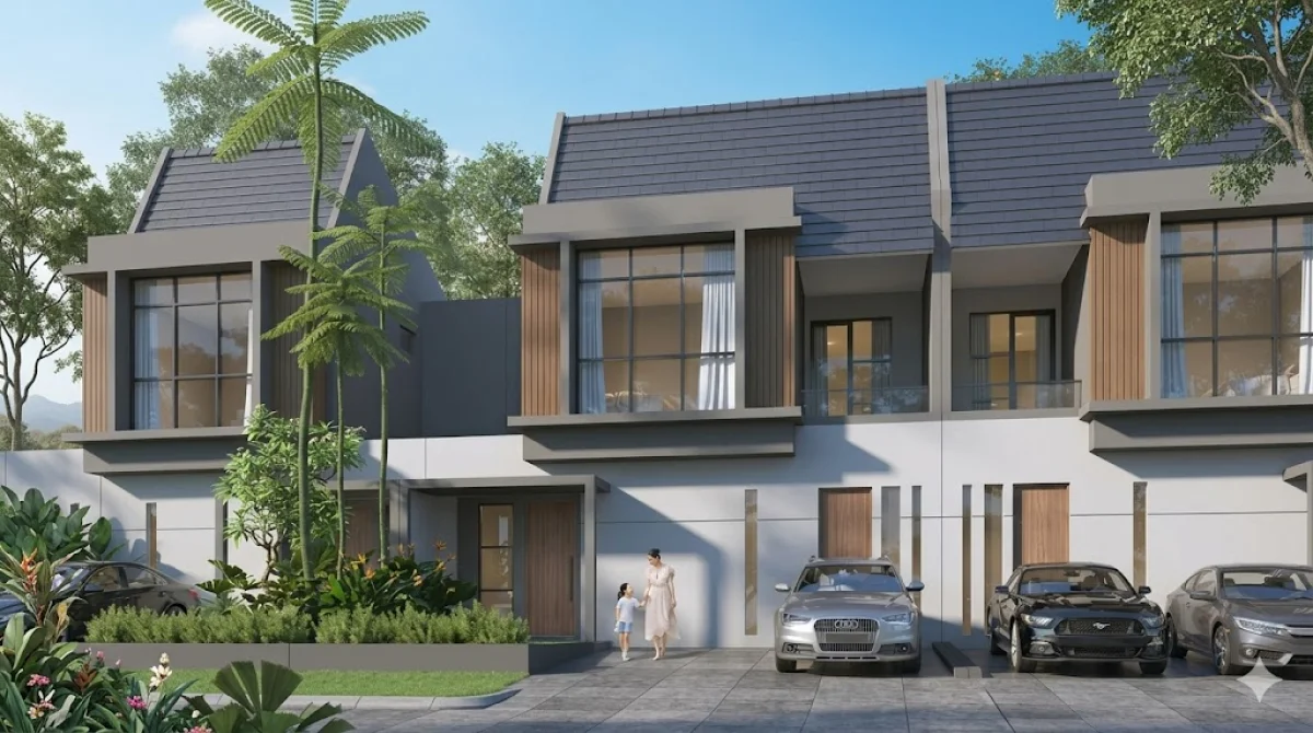 Hunian Tropical Modern -  Graha Natura Cluster Lily Tipe Ivana  – Nyaman & Elegan!
