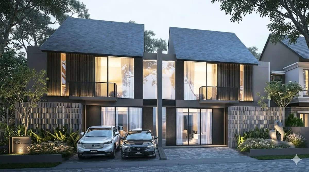 Rumah 2 Lantai Luas-  Lingkungan Asri & Tertata - Central Park Juanda Sidoarjo - Tipe The Prime 