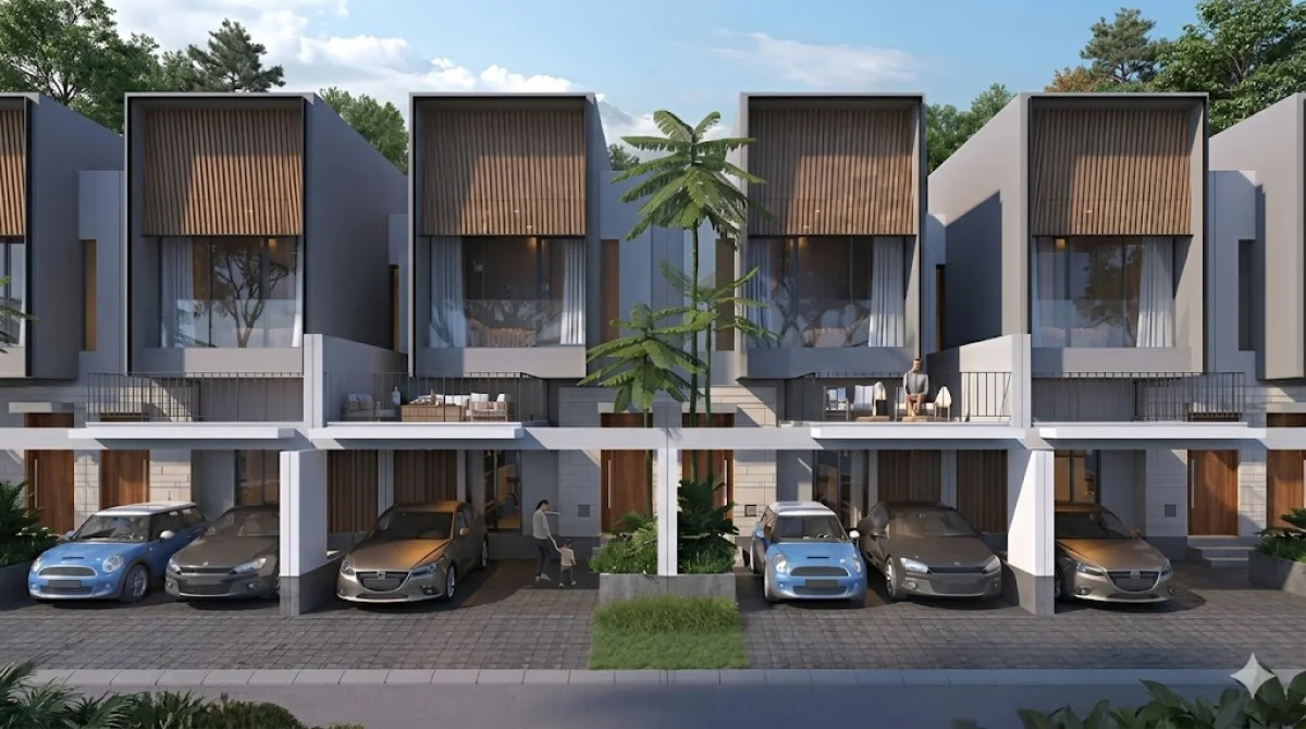 Rumah Mewah 2 Lantai + Roofdeck - Astha 6 RD Kawasan Elite Prambanan Residence Surabaya